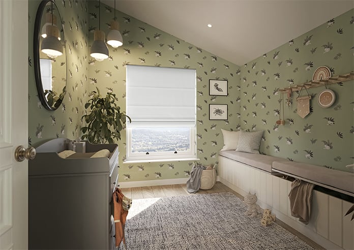 Tussah, Snowdrift - Twist&Fit Roman Blind - Image 7